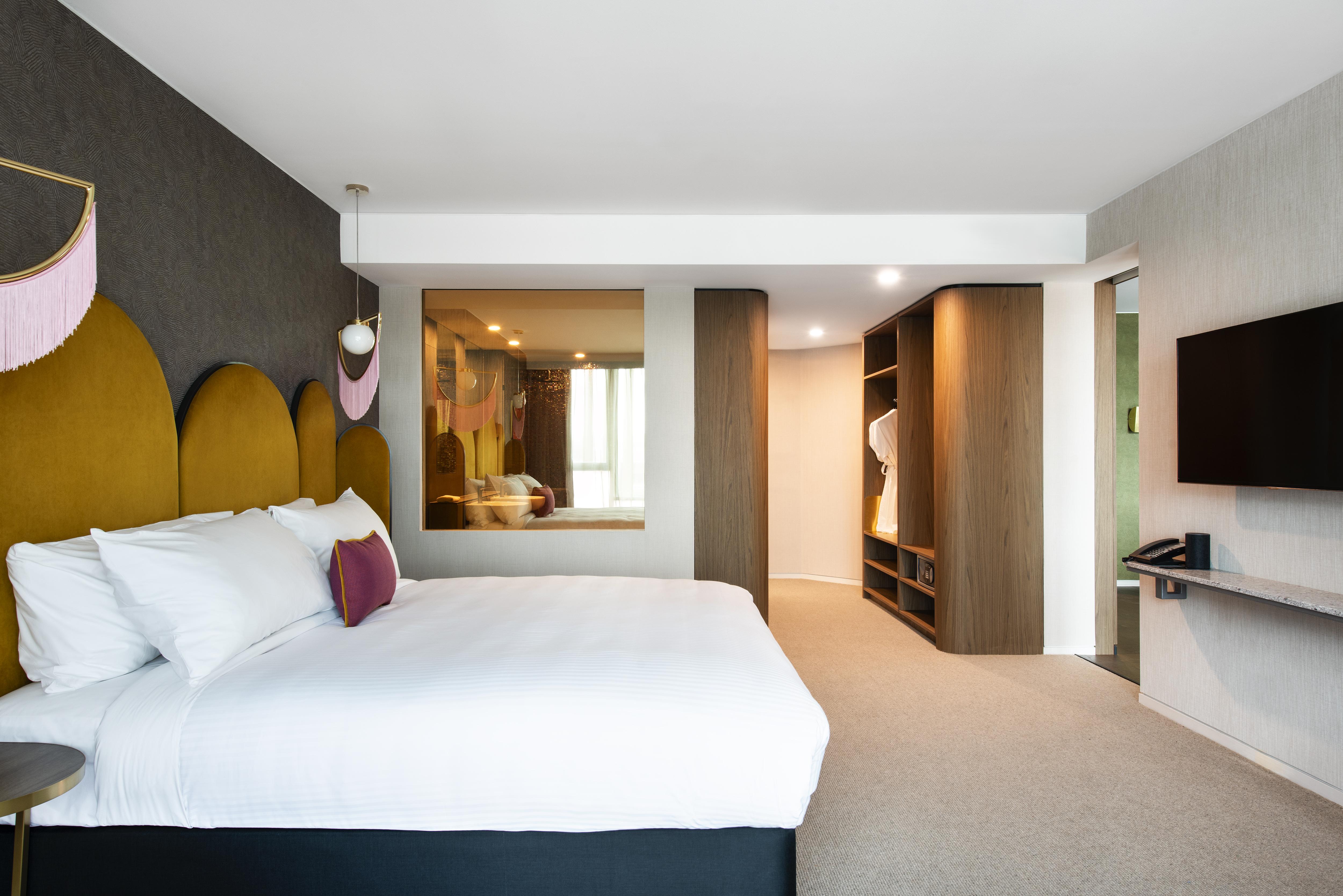 فندق أوفولو ذا فالي بريسباين بريزبين المظهر الخارجي الصورة A bedroom at the Hotel