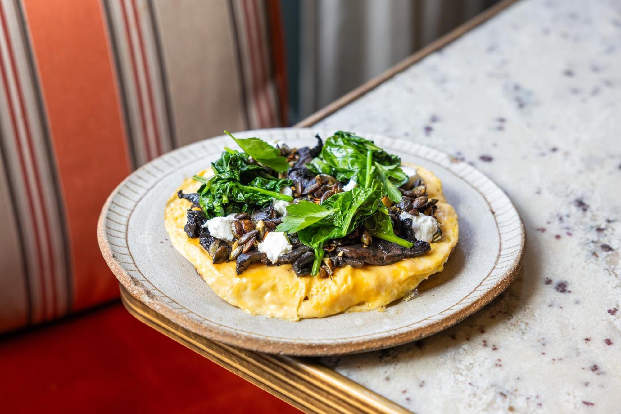 فندق أوفولو ذا فالي بريسباين بريزبين المظهر الخارجي الصورة A mushroom and kale omelette